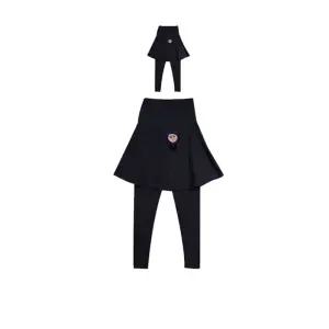 임산부도 예쁜 코디가 가능한 플레어 치마 X 2벌복대형 임부기모 레깅스 만삭 임신초기 형태 임부옷 임산부