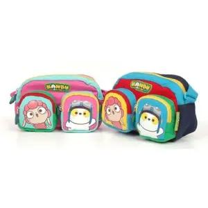 깜부 미니 크로스백 투포켓 데일리 핸드폰 가방 어린이 보조 폰백 크로스 키즈 외출