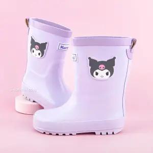 쿠로미 슈크림 고무 장화 캐릭터 어린이 레인부츠 키즈 어린이용