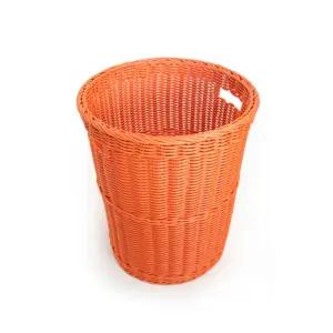 PP라탄 원형 대형 바구니 M LR-060 바스켓 세탁 세탁물 빨래