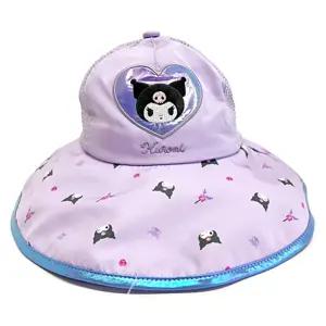 쿠로미 샤이닝 하트 플랩햇아동플립 캡모자 유모자 물놀이 키즈 플랩 키즈썬 어린이 산리오 유아 모자