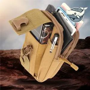 다용도 힙색 가방 휴대폰 수납 파우치 카라비너 허리 남자허리띠백 폰힙색가방