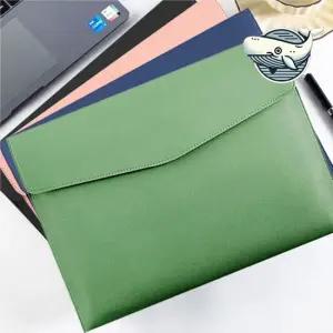 심플한 가죽 서류 파우치 다용도 문서 보관 가죽서류가방 서류가방파우치 가죽파우치