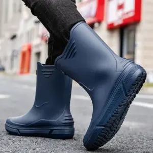 3color 남자용 작업용레인부츠 장마용품 방수장화 심 남성레인부츠 베이직레인부츠