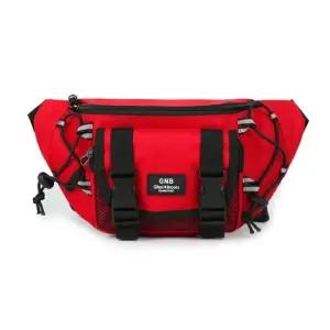 레드- 등산용 아웃도어 힙색 캐주얼 가방 외출 여행 등산힙색 웨이스트백 등산보조가방