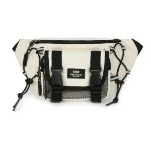 아이보리- 등산용 아웃도어 힙색 캐주얼 가방 외출 등산힙색 웨이스트백 등산보조가방