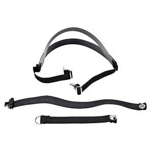 컴포 클래식 시리즈 하프 마스크 호흡기용 MSA 480234 크래들 서스펜션 헤드 하네스 어셈블리 재사용 가능한 방독면 안전하게 고정 색상 블랙