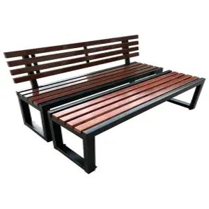 야외 벤치 공원 장의자 스테인리스 원목 야외용 옥외 스틸 목욕탕 휴게 파고라용