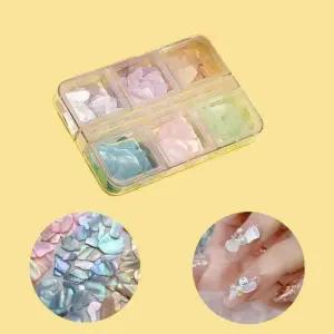 파츠 네일 아트 오로라 디자인