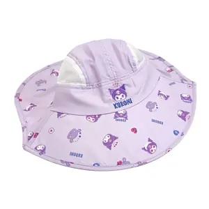 쿠로미 썸머 패턴 플랩햇 430796아동플립 캡모자 유모자 물놀이 키즈 플랩 키즈썬 어린이 산리오 유아 모자