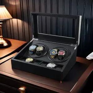 오토 시계보관함 고급 와인더 워치 상자 자동 정리함 우드 케이스