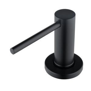 싱크 세제 디스펜서 스테인레스 스틸 주방 욕실 비누 내장 디자인 블랙 닦았 액체 로션