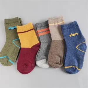 [하프클럽/지앤]유아동양말 j고로 5족세트 남아여아공용