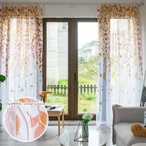 거실 창문 안방 가리개 레이스 암막 바란스 커튼 커텐 쉬폰