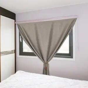 암막 커튼 거실 안방 빛 차단 셀프 가림막 1.5x2m커텐 가리개 작은창 아이 창문 패브릭 붙이는 나비주름 바