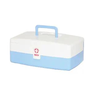 구급함 4호(케이스 및 내용물 포함) 상자 가정용 휴대용약통 구급약 약상자 키트