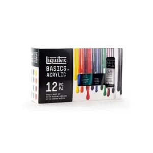리퀴텍스 베이직 아크릴물감 세트 22ml 12색 칼라 컬러 아크릭 전문가 전문가용