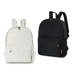 TR68 심플 캔버스 캐주얼 백팩 학생 책가방 배낭 남녀 남성백팩 여성백팩 캔버스백팩