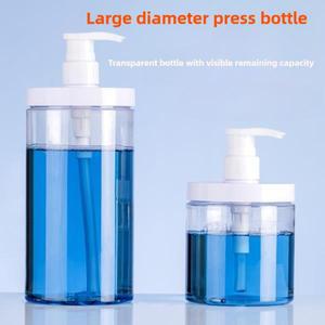 500ml/1000ml 와이드 마우스 펌프 병 디스펜서 여행용 샤워 비누 보관 및 액체 리필용 가능한 빈 용기