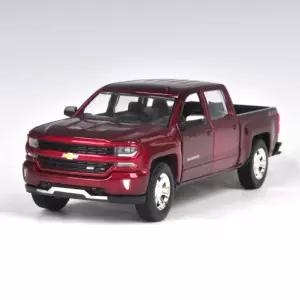 쉐보레실버라도1500LTZ71크루캡픽업트럭(537M79348R)고급자동차모형 명차 키덜트장난감 수집용 장식용미니
