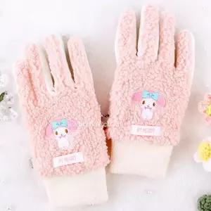 2사이즈 1개 마이멜로디 겨울장갑 터치 방한손가락장갑 스키 아동 등원용 눈썰매 유아 어린이 털안감 방한