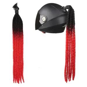 삼에스 오토바이 헬멧 장식 드레드락 B36-007스티커 악마뿔 악마 드락 용품 소품