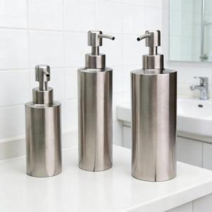 액체 비누 디스펜서 병 젤 304 스테인리스 스틸 로션 펌프 핸드 주방 욕실 250ml/350ml/550ml