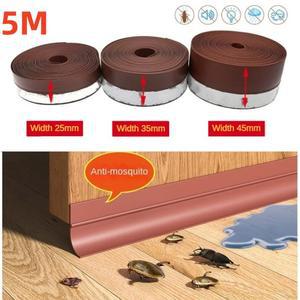 5M 자체 드래프트 도어 테이프 날씨 접착 스트립 유리 방음 더스트 씰링 실리콘