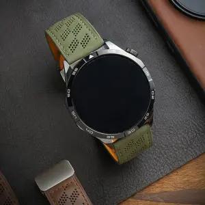 갤럭시워치5프로 45mm 마그네틱 버클 가죽밴드 스트랩끈 폰줄 트랩 시계 워치