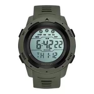 스티앙 군인시계 그린 디지털 전자 손목남자시계 군대 스포츠방수 학생 손목