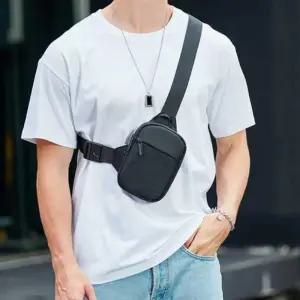 남자힙색 데일리 가벼운 힙색 슬링백 크로스 미니캐주얼백 미니 슬링