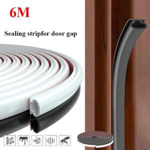 6M 날씨 백업 스트리핑 접착 스트립 도어 자형 방음 자체 침실 웨더