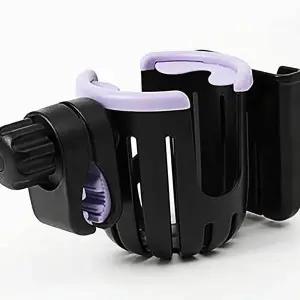 [하프클럽/알티피아]유모차 컵홀더 스마트폰 거치대 퍼플 컵받침홀더