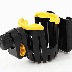 [하프클럽/알티피아]유모차 컵홀더 스마트폰 거치대 옐로우 커피홀더