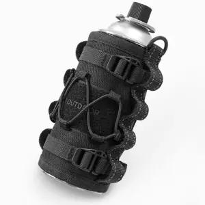 카즈미 캠핑 부탄가스 워머 덮개 케이스 가죽 커버보호 파우치 물병치 다용도치 음료치 부탄치