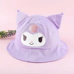 산리오 쿠로미 입체 버킷햇아동썬캡 유아모자 썬캡 여름 어린이썬 캠핑 핀캡