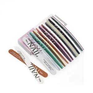 [셀러에이드]반달형 우드 네일파일 지브라 패턴 손톱관리 도구