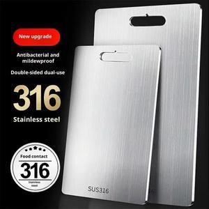 316 두꺼운 스테인리스 도마 야채 고기 자르는 요리 도구 항균 매트 신제품