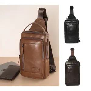 YB76 가파치 가죽 크로스백 남성 출퇴근 슬링백 보조 가죽크로스백 남성크로스백