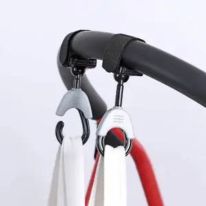 [하프클럽/알티피아]유모차 가방 후크 걸이 2P 차량용 2중안전고리