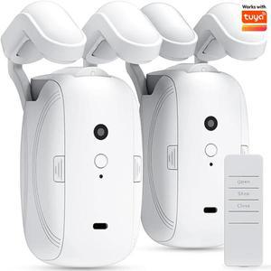 리모컨 전기 커튼 오프너, 로마 로드, TU 레일 전동 조용한 작동, 자동 2 개