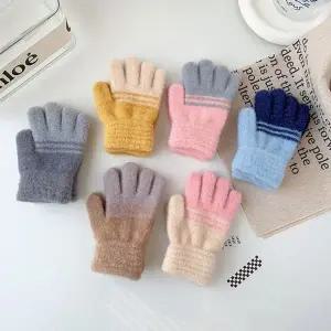 [하프클럽/알티피아]랜덤2개 마일드투톤ST 니트 아동장갑 205535