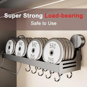 주방 주최자 선반 벽걸이 형 향신료 보관함 칼 홀더 벽 조미료 젓가락 삽