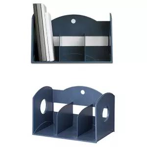 3칸 학생용 책상 책꽂이 북앤드 33.5x20.8cm 1개 NV수납 서랍 사무실 책장 미니 정리함 이동식