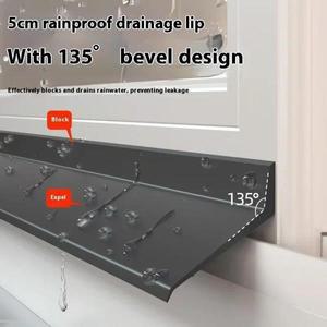 슬라이딩 창문 물막이 - 고강도 TPE 야외 배수 시스템, 단일/이중 유리창과 호환 가능