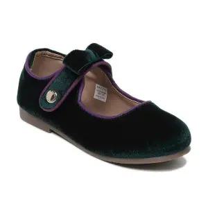 HAZZYS KIDS 헤지스키즈 여아 벨벳 구두 HSG61UR50M GN_P364244301 191190