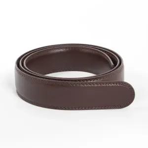 브라운 교체용 자동버클 소가죽 남성 정장벨트 남성벨트 양복벨트 세미정장벨트