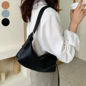 부드러운 인조가죽 바게트백 호보백 가방 숄더백 레더가방 바게트백 가죽숄더백