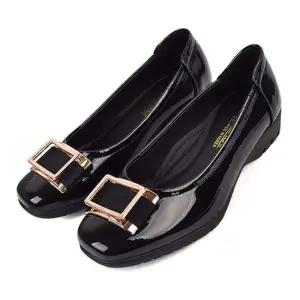 에나멜 리본 스퀘어 플랫슈즈 면접 정장구두 여성단화 여성단화 여자단화 여성단화구두
