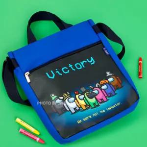 키즈 학생 입학 보조 가방 어몽어스 신발 주머니 빅토실내화 준비물 미니 보조백 크로스백 어린이백 초등신